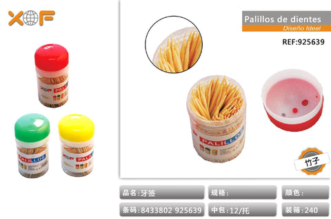 PALILLOS DE DIENTES(BAMBU) 216 150PCS