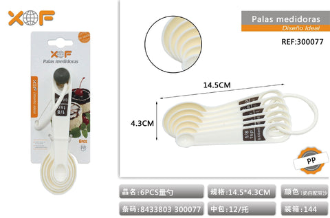 PALAS MEDIDORAS 427 6PC ND1025K