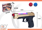 PISTOLA 999S-10 CON MUSICA/LUCES/VIBRACION