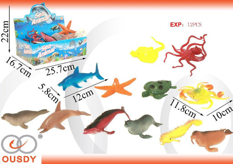 FIGURA ANIMALES MARINOS H588-1  EXP:12PCS