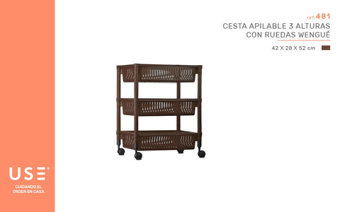 CESTA APILABLE 3ALTURAS