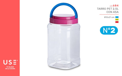 BOTE PLASTICO 2.5L