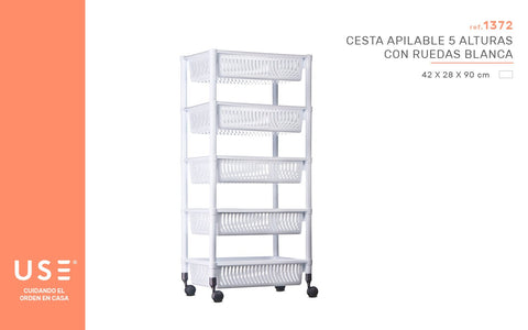 CESTA APILABLE 5ALTURA