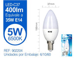 LED VELA C35 5W E14 LUZ FRíA