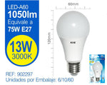 LED ESTáNDAR A60 13W E27 LUZ CáLIDA