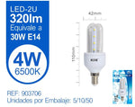 LED 2U 4W E14 LUZ FRíA