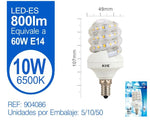 LED ESPIRAL 10W E14 LUZ FRIA