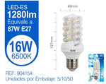 LED ESPIRAL 16W E27 LUZ FRIA