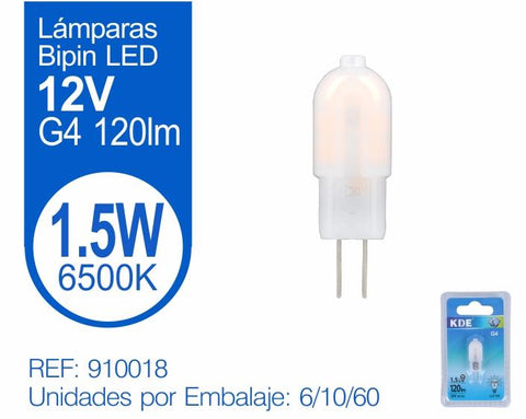 LED 12V G4 1.5W LUZ FRíA