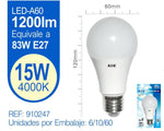 LED ESTáNDAR A60 15W E27 LUZ NATURAL