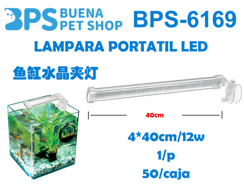 LAMPARA PORTATIL LED 12W 40*4CM