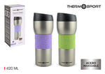 TRAVEL GLASS 420ML SOFT THERMOSPORT