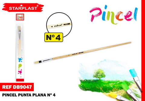 PINCEL PLANO N4