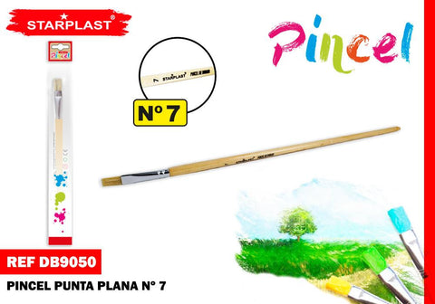 PINCEL PLANO N7