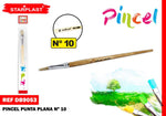 PINCEL PLANO N10