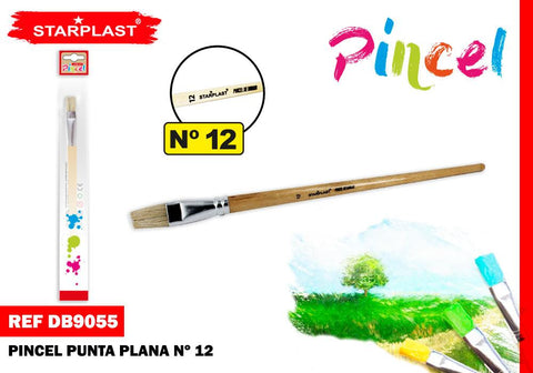 PINCEL PLANO N12