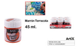 PINTURA TEXTIL MARRON TERRACOTA 45 ML ARTIX