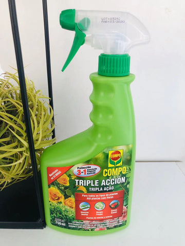 INSECTICIDA FUNGICIDA  ACARICIDA 3EN1 COMPO 750ML